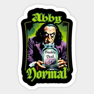 Abby Normal Sticker